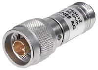 683017a Huber+Suhner 50Ω RF Attenuator N Connector N Plug to N Socket 1 dB, 30 dB, Operating Frequency 12.4GHz