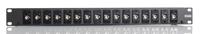 252-2982 BNC 16 Port Loaded Rack Patch Panel, 1U Rack Height