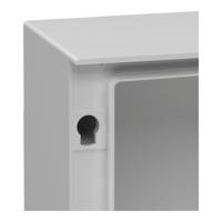 nsyplm64bg Schneider Electric PanelSeT Series Fibreglass Reinforced Polyester Wall Box, IP66, 647 mm x 436 mm x 250mm