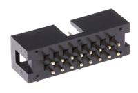 61201621621 Wurth Elektronik WR-BHD Series Straight Through Hole PCB Header, 16 Contact(s), 2.54 mm Pitch, 2 Row, Shrouded