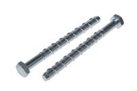 174-3313 RS PRO Zinc Plated Steel Ankerbolt 10mm x 130mm, 8mm Fixing Hole