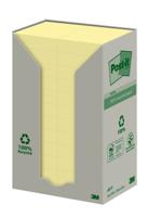 7100172247 3M Yellow Sticky Note, 12 Notes per Pad, 76mm x 76mm