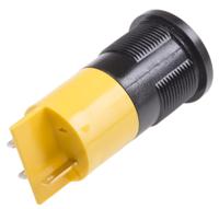 211-487 RS PRO Yellow Panel Mount Indicator, 24V ac/dc, 22mm Mounting Hole Size, Solder Tab Termination