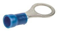 34163 TE Connectivity, PLASTI-GRIP Insulated Ring Terminal, M8 Stud Size, 1mm² to 2.6mm² Wire Size, Blue
