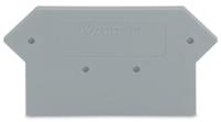 280-330 WAGO 280 Series End And Intermediate Plate for Use with Rail Mount Terminal Blocks