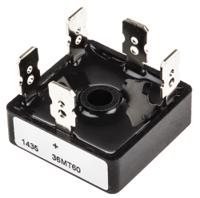 vs-36mt60 Vishay Bridge Rectifier, 35A, 600V, 3-phase, 5-Pin