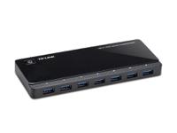 uh720 TP-Link 7 Port USB 3.0 USB A, USB B  Hub, Adapter Powered, 165 x 65.5 x 17.5mm