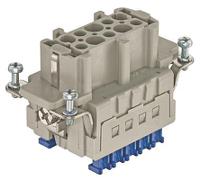 09330102748 HARTING Heavy Duty Power Connector Insert, 16A, Female, Han ES Press Series, 10 Contacts