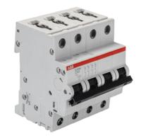 2cds274001r0504-s204m-c-50a-15-ka ABB System Pro M Compact S200M MCB, 4P, 50A Curve C, 400V AC, 125V DC, 15 kA Breaking Capacity
