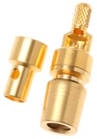 112410021 Telegartner, Jack Cable Mount SMB Connector, 50Ω, Solder Termination, Straight Body