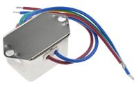 fn2010-10-07 Schaffner, FN2010 10A 250 V ac/dc 0 → 400Hz, Chassis Mount EMI Filter, Wire Lead, Single Phase