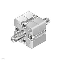 3842532196 Bosch Rexroth M6, S12 End Connector, Connecting Component, Strut Profile 40 mm, Groove Size 10mm