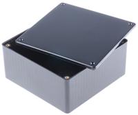 1591ubk Hammond 1591 Series Black Flame Retardant ABS Enclosure, IP54, Black Lid, 120 x 120 x 59mm