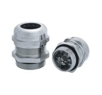 53112630 Lapp SKINTOP Series Metallic Nickel Plated Brass Cable Gland, M20 Thread, 7mm min., 13mm max., IP68