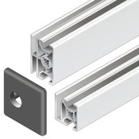 3842555135 Bosch Rexroth Black Cover Cap, 30 x 30 Strut Profile