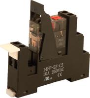 2rmtfl-24a-3 Hongfa Europe GMBH RMTFL Series Interface Relay, DIN Rail Mount, 24V ac Coil, DPDT, 2-Pole, 16A Load