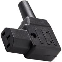 282-5498 RS PRO C13 Right Angle Cable Mount IEC Connector Socket, 10A, 250 V