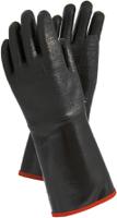 494-10 Tegera 494 Black Neoprene Work Gloves, Size 10, Neoprene Coating
