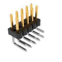 tsw-105-08-l-d-ra Samtec TSW Series Right Angle Through Hole Pin Header, 10 Contact(s), 2.54 mm Pitch, 2 Row, Unshrouded