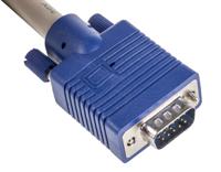 432-6249 RS PRO Male PS/2 x 2; VGA to Male PS/2 x 2; VGA KVM Cable