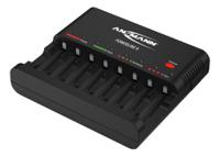 1001-0006-01 Ansmann Powerline 8 Traveller Battery Charger For NiCd, NiMH AA, AAA 8 Cell with Worldwide plug