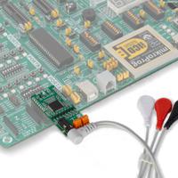 mikroe-2507 MikroElektronika Heart Rate Sensor MikroBus Click Board for ADS1194