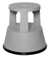 835003351 FIMM 2 Tread Plastic Steps 380mm Platform Height, Grey