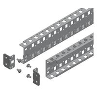 nsysucr65140 Schneider Electric PanelSeT Series Steel Cross Rail, 65mm W, 1400mm H, 27mm D For Use With Enclosure