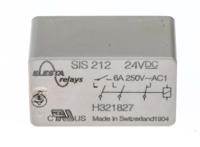 sis-212-24vdc Elesta PCB Mount Force Guided Relay, 24V dc Coil Voltage, DPST, SPST