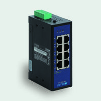 772006 F Lutze Ltd DIN Rail Mount Industrial Ethernet Switch, 8 RJ45 Ports, 10/100Mbit/s Transmission, 12 → 48V dc