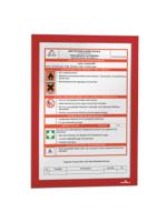 4872-03 Durable DURAFRAME® Red A4 Smooth and rigid Information Frame, 323mm Height, 236mm Width
