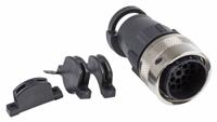 192991-0521 ITT Cannon Circular Connector, 23 Contacts, Cable, Standard Connector, Plug, Male, IP65, Trident Ringlock Series