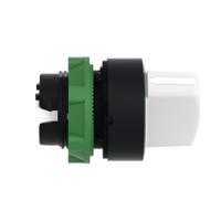zb5ad201 Schneider Electric ZB5 Series 2 Position Selector Switch Head, 22mm Cutout, White Handle