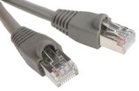 400-9641 RS PRO, 2m Cat5e, Grey RJ45 to Male RJ45 Male, U/FTP Shielded, Terminated PVC Sheath
