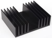 s561b100 AAVID THERMALLOY Heatsink, Universal Rectangular Alu, 1.1K/W, 100 x 120 x 37mm