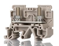 0448360000 Weidmuller  ST 5 Series Dark Beige, 16mm², Single-Level, Screw Termination