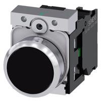 3su1150-0ab10-1ba0 Siemens SIRIUS ACT 3SU11 Series Push Button, Momentary, Front, 22mm Cutout, SPST, 5 → 500V, IP66, IP67, IP69