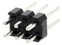 m20-9980346 HARWIN M20 Series Straight Through Hole Pin Header, 6 Contact(s), 2.54 mm Pitch, 2 Row, Unshrouded