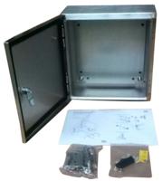 842-8380 RS PRO 304 Stainless Steel Wall Box, IP66, 300 mm x 400 mm x 150mm