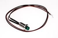 oxlclh63p24acfl30gn Oxley Green Panel Mount Indicator, 24V ac, 6.4mm Mounting Hole Size, Lead Wires Termination, IP66