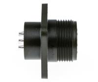 ms3102a-14s-6s Amphenol Industrial, MS3102A, Copper Alloy 6 Way Box Mount MIL Spec Circular Connector Receptacle, Socket
