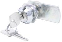 f6a-03-2-2433a Euro-Locks a Lowe & Fletcher group Company Camlock, 19mm Panel-to-Tongue, 20.1 x 17.6mm Cutout, Key Unlock