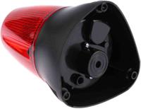 leda100-02-02 Moflash LEDA100 Series Red Buzzer Beacon, 20 → 30 V, IP65, Surface Mount, Wall Mount, 80dB at 1 Metre