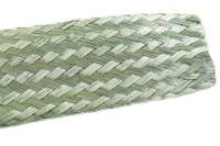 1231-sv005 Alpha Wire Braided Tinned Copper Silver Cable Sleeve, 6.35mm Diameter, 30m Length, FIT Wire Management Series