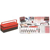 2070e18 Facom 120 Piece Electrician Tool Kit with Box