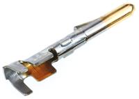 60620-5 TE Connectivity Commercial MATE-N-LOK Series Male Crimp Terminal, 20AWG Min, 14AWG Max
