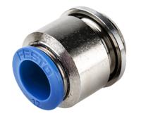 qs-g12-12-i Festo QS Series Straight Threaded Adaptor, G 1/2 Male to Push In 12 mm, Threaded-to-Tube Connection Style, 186115