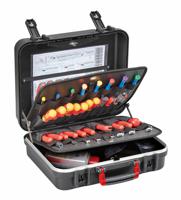 253-7437 RS PRO 2 drawers  Polypropylene Tool Case, 430 x 320 x 190mm