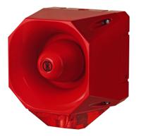 44201068 Werma 442 Series Red Sounder Beacon, 115 → 230 V, IP65, Wall Mount, 98dB at 1 Metre