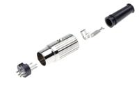 491-144 RS PRO 5 Pole Din Plug, 1A, 100 V ac, Male, Cable Mount